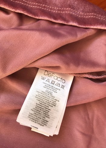 Pembe Kadife Kız Çocuk Elbisesi - Görsel 11