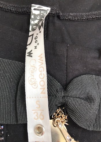 Kısa Kollu Siyah Payetli taşlı kısa  Elbise - Görsel 5