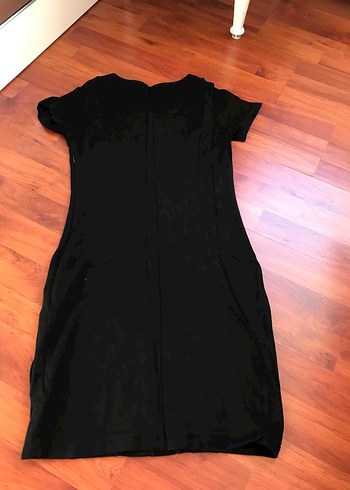 Kısa Kollu Siyah Payetli taşlı kısa  Elbise - Görsel 8