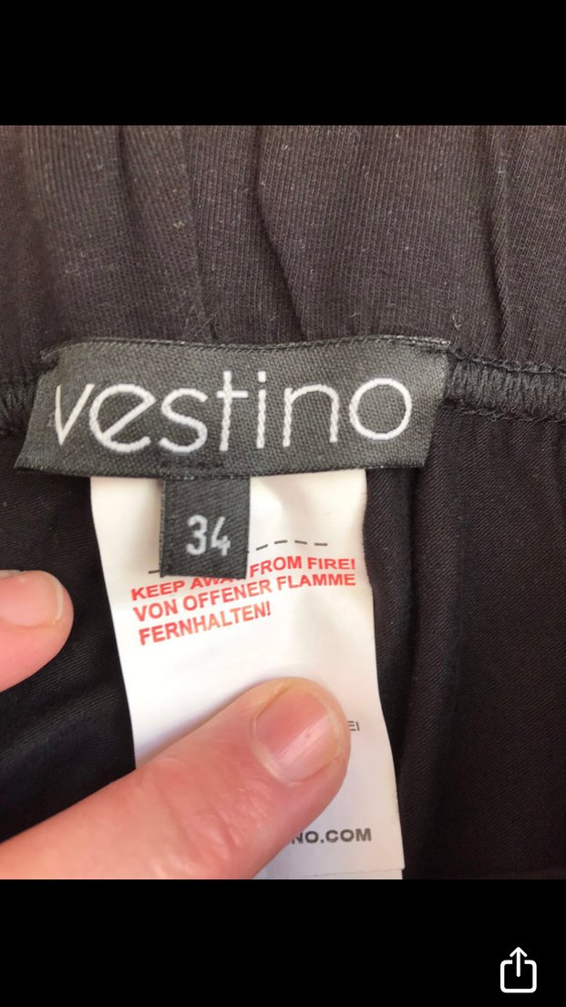 Siyah Kadın Rahat Kesim Tayt düymeli - Görsel 3