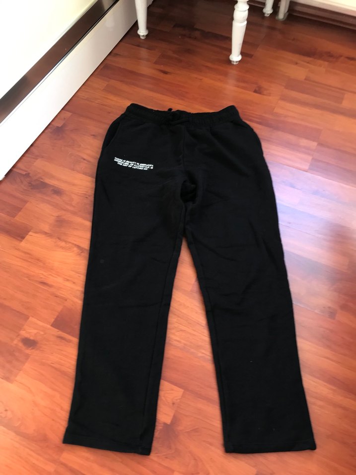 Siyah Kadın Rahat Kesim Eşofman Altı - Görsel 2