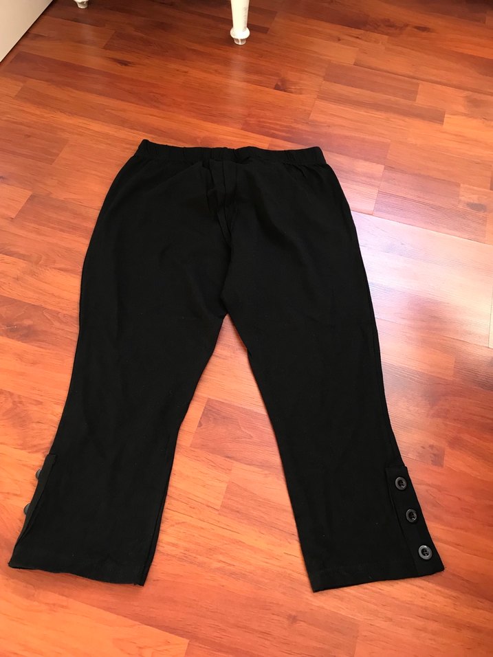 Siyah Kadın Rahat Kesim Eşofman Altı - Görsel 4