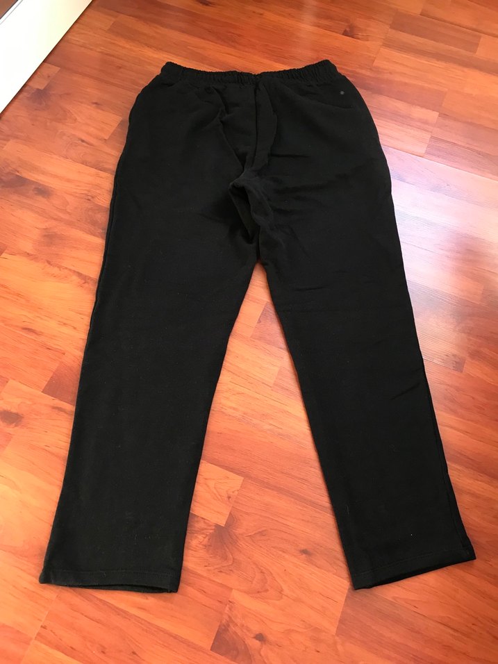 Siyah Kadın Rahat Kesim Eşofman Altı - Görsel 5