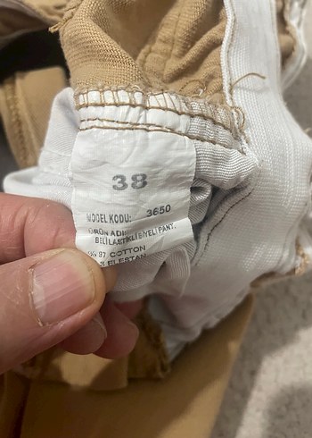 Keten Rahat Kesim Pantolon - Görsel 7