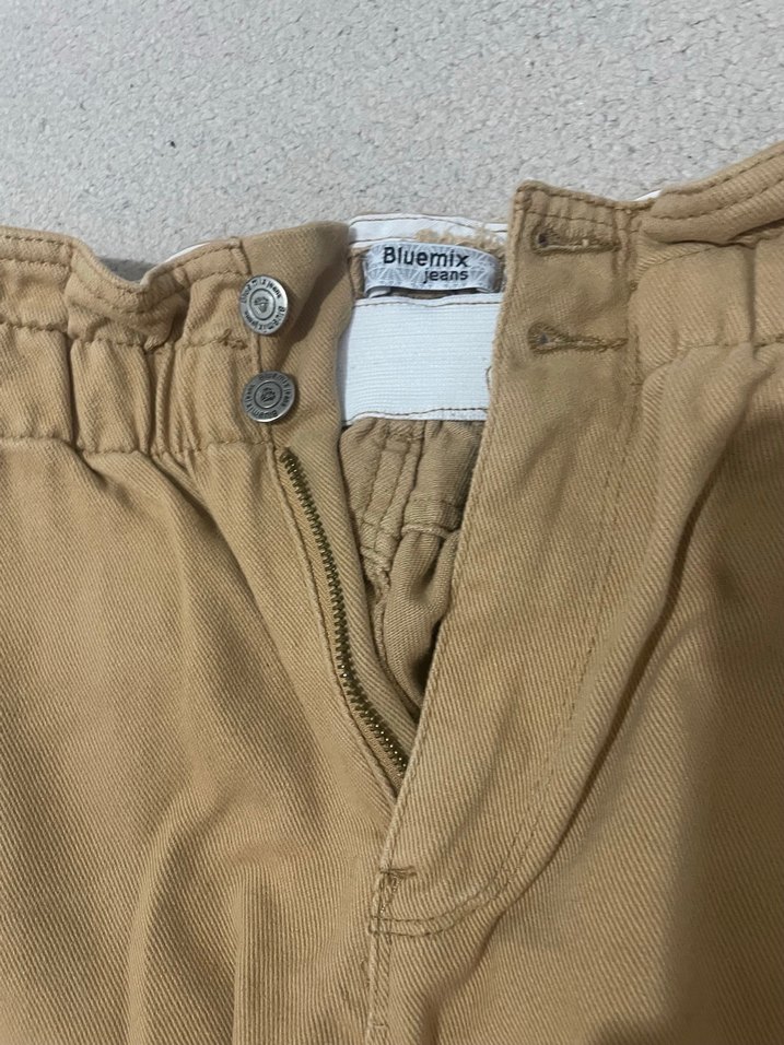 Keten Rahat Kesim Pantolon - Görsel 5