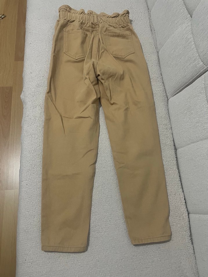 Keten Rahat Kesim Pantolon - Görsel 3