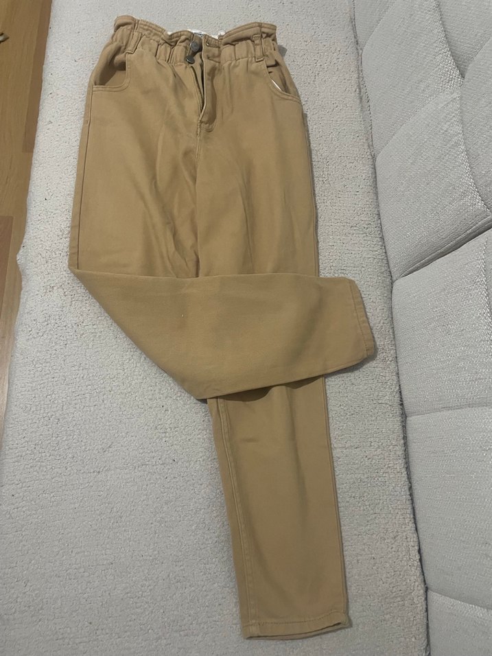 Keten Rahat Kesim Pantolon - Görsel 2