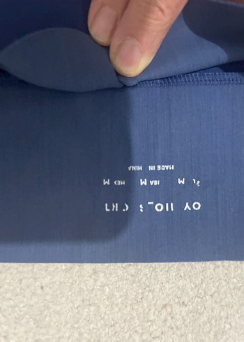 Lacivert Elastik Spor Kadın Tayt - Görsel 4