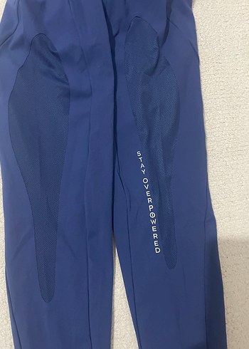 Lacivert Elastik Spor Kadın Tayt - Görsel 2