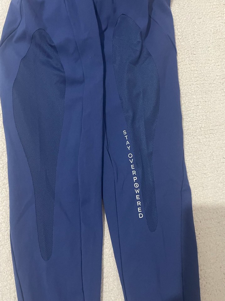 Lacivert Elastik Spor Kadın Tayt - Görsel 2