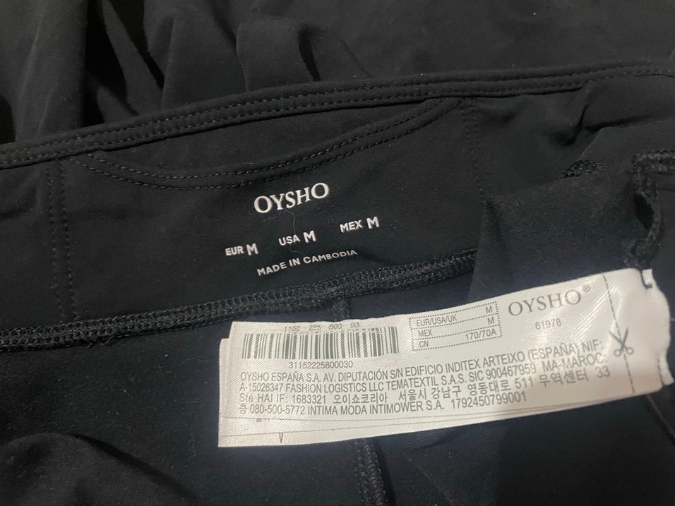 Siyah Normal Boy Kadın Tayt - Görsel 4