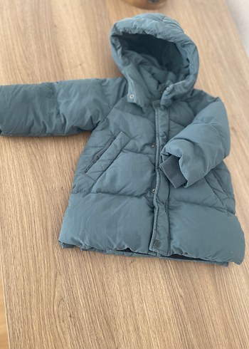 Gri Erkek Çocuk Düğmeli Kaban - Görsel 4