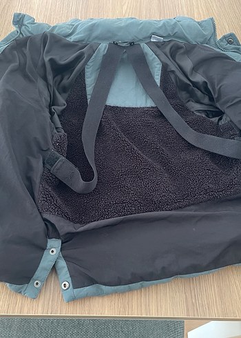 Gri Erkek Çocuk Düğmeli Kaban - Görsel 2