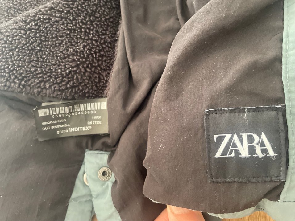 Gri Erkek Çocuk Düğmeli Kaban - Görsel 3