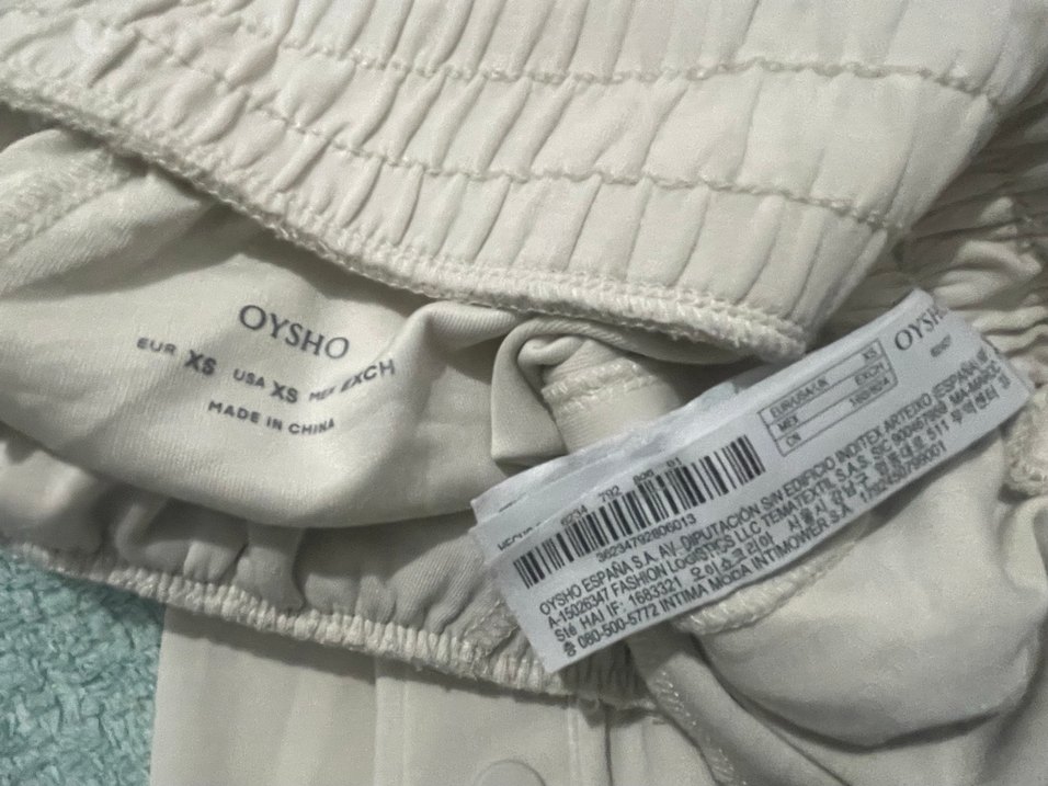 Düğmeli Krem Kadın Kumaş Pantolon - Görsel 4