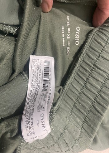 Düğmeli Salaş Kadın Kumaş eşofman altı - Görsel 5