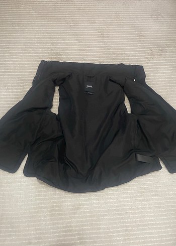 Siyah Fermuarlı Yüksek Yaka Kadın Yelek - Görsel 3