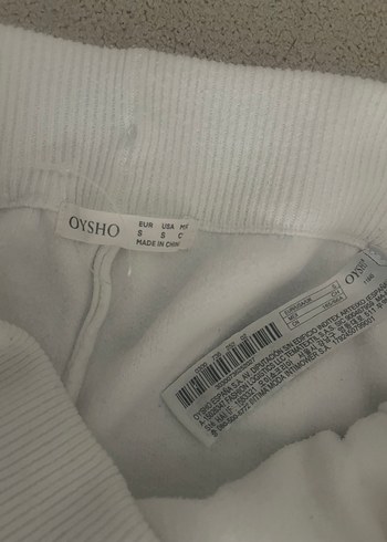 Kadın Beyaz Pamuklu Salaş Sweatpant - Görsel 5
