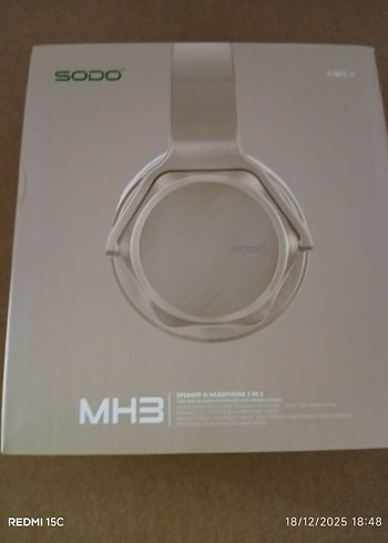 sodo mh3 kablosuz kulaklık - Görsel 6