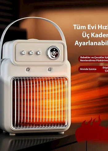 nemlendirici mini ısıtıcı - Görsel 2