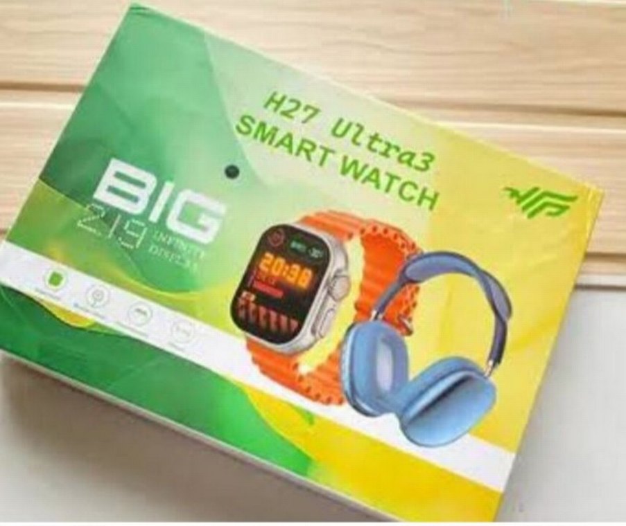 H27Ultra3 SMART WATCH + VE KULAKLIK SETİ - Görsel 2