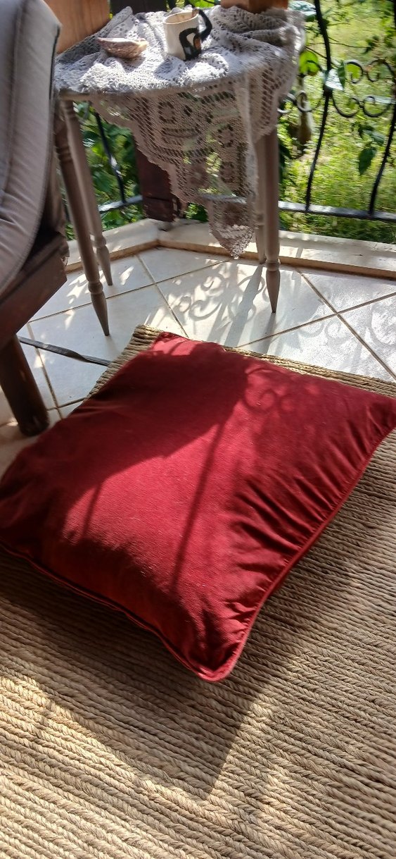 BordVakko Koyon kadife yer minderio Bohem Tarzı Yastık - Görsel 3