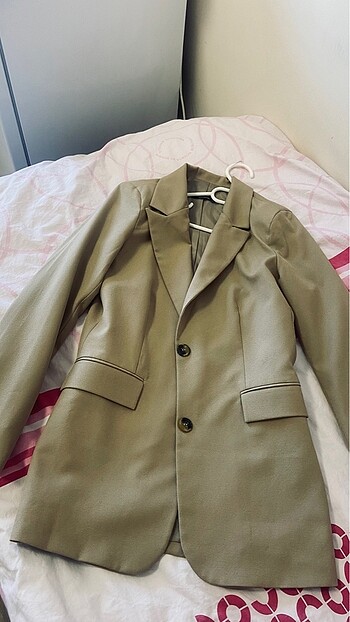 s Beden Trendyol bej blazer