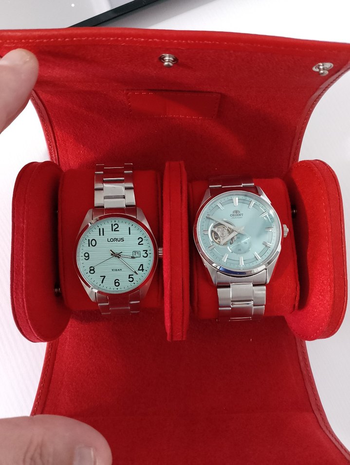 Kırmızı Deri İçi Süet Saat Kutusu - Görsel 5