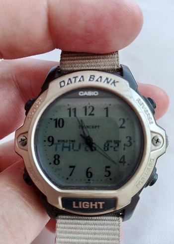 Casio Dijital Erkek Saati Bej - Görsel 6