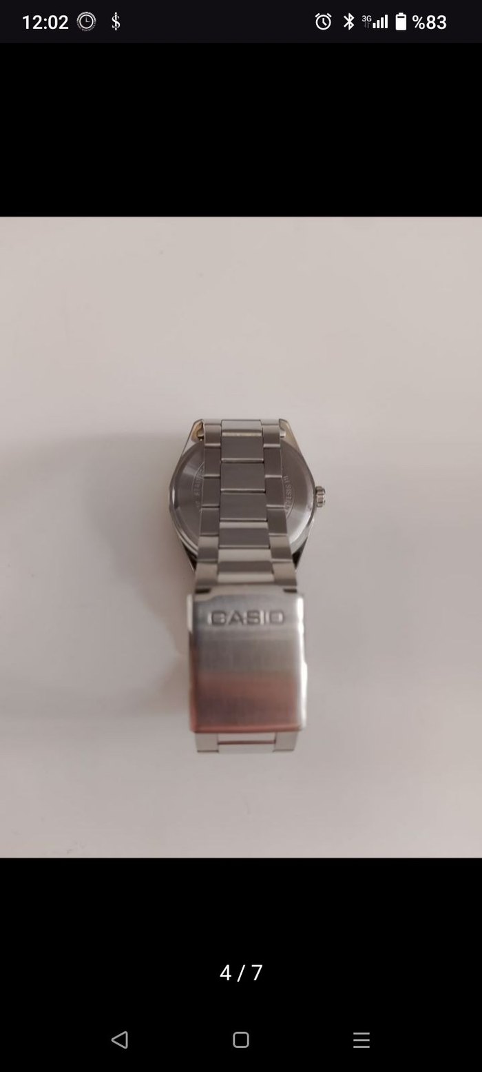 Casio Erkek Turkuaz Saat - Görsel 4