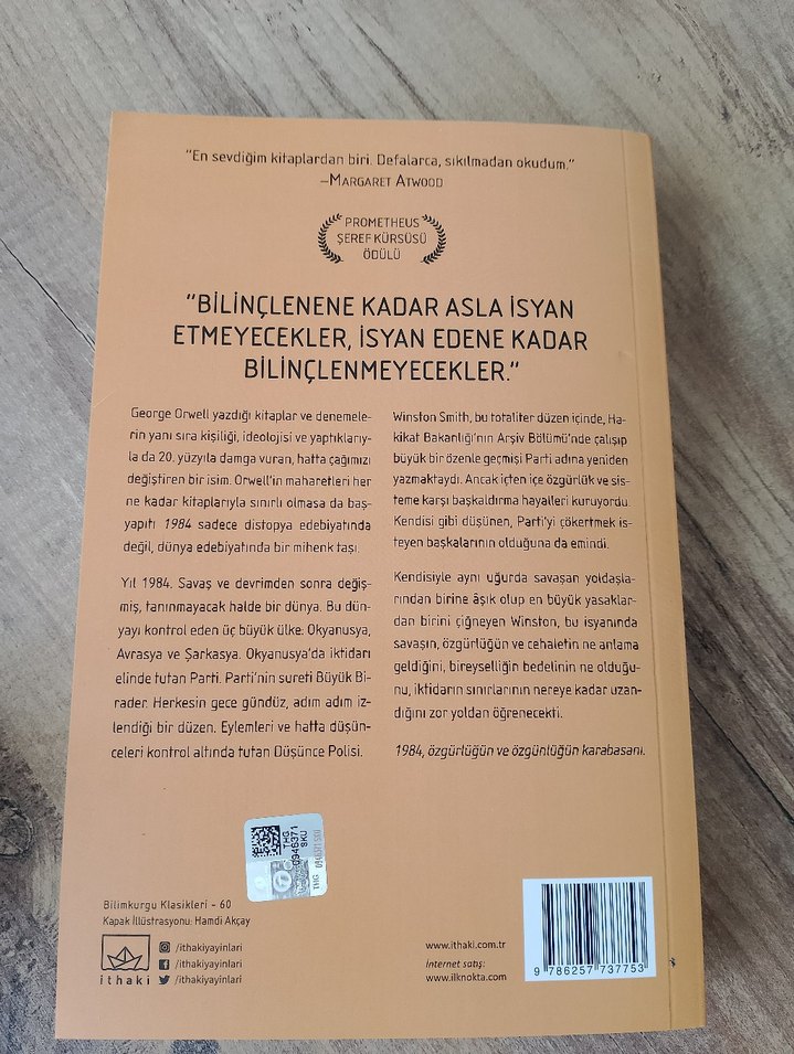 George Orwell - 1984 Roman - Görsel 3