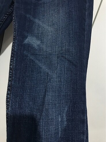 36 Beden lacivert Renk normal bel eskitmeli boyfriend jean