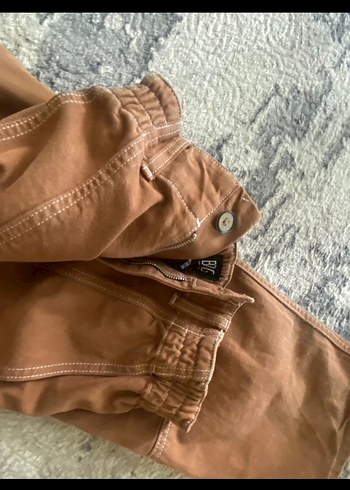 Kahverengi skate jeans  pantolon - Görsel 2
