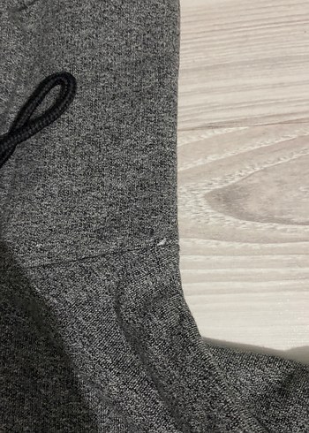 Gri Kapüşonlu Erkek Sweatshirt - Görsel 2