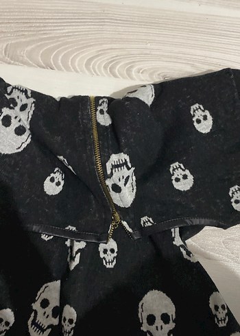 Gri Kuru Kafalı Uzun Kollu  Bluz - Görsel 2