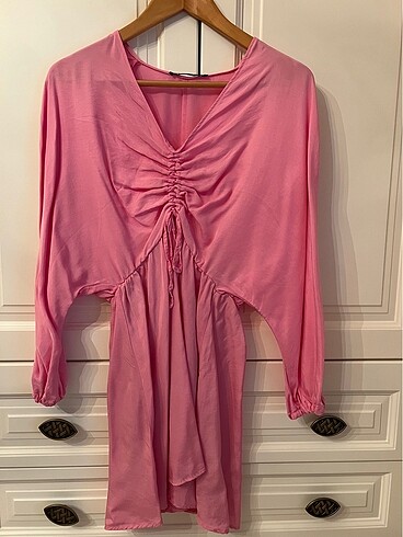 xs Beden Zara Pembe Elbise