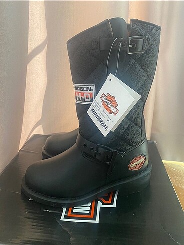 Harley Davidson Harley Davidson Laconia Siyah Deri Bot