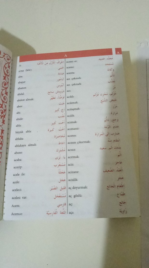 Arapça-Türkçe Sözlük - Görsel 3