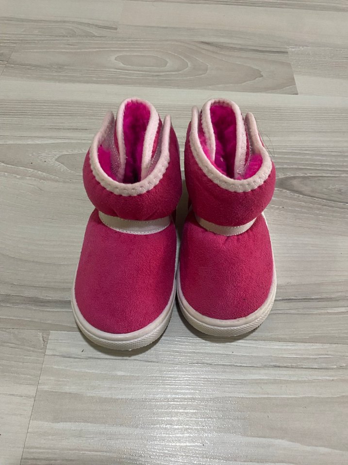 Kız Çocuk Pembe Polar Bot - Görsel 3
