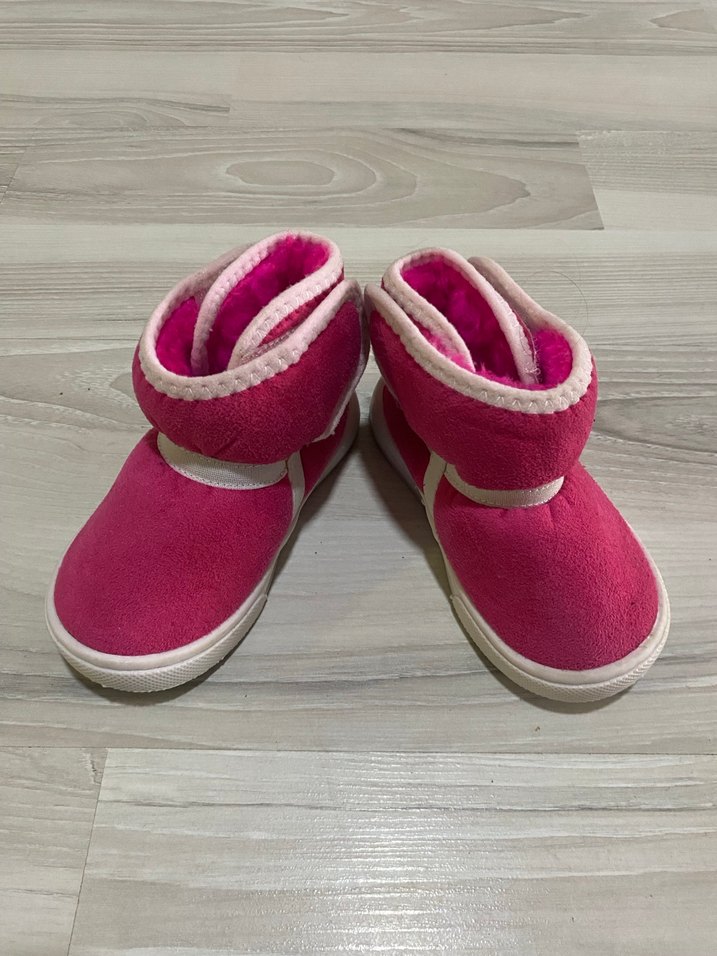 Kız Çocuk Pembe Polar Bot - Görsel 2