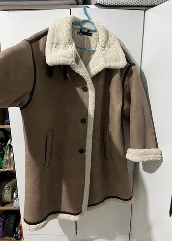 Zara Kahverengi Süet Kadın Ceket - Görsel 3