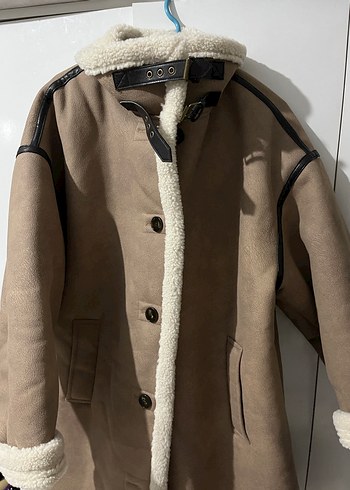 Zara Kahverengi Süet Kadın Ceket - Görsel 2