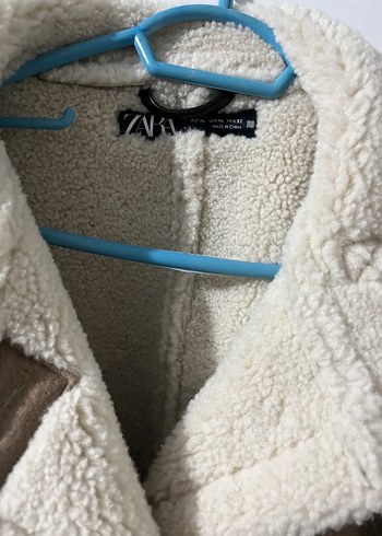 Zara Kahverengi Süet Kadın Ceket - Görsel 4