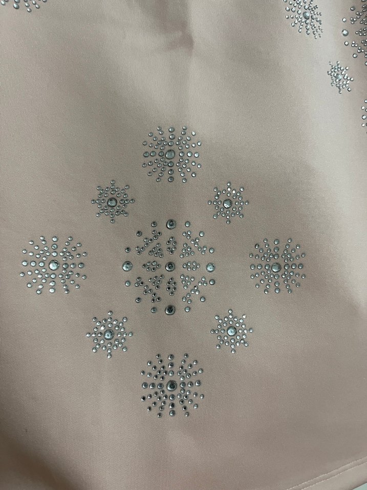 Defacto Buse terim koleksiyonu toz Pembe İşlemeli Mini Etek - Görsel 2