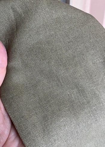 Zara kemerli geniş paça Keten Pantolon - Görsel 5