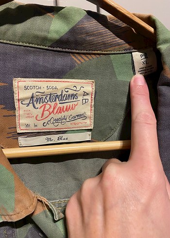 Erkek Kamuflaj Scotch&Soda Gömlek - Görsel 2