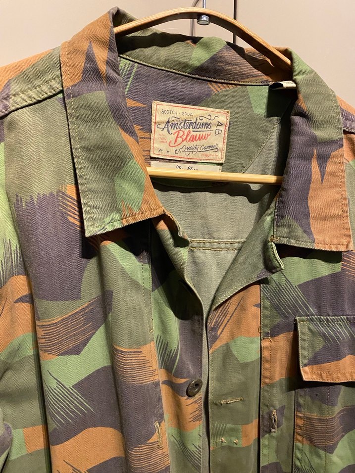 Erkek Kamuflaj Scotch&Soda Gömlek - Görsel 3