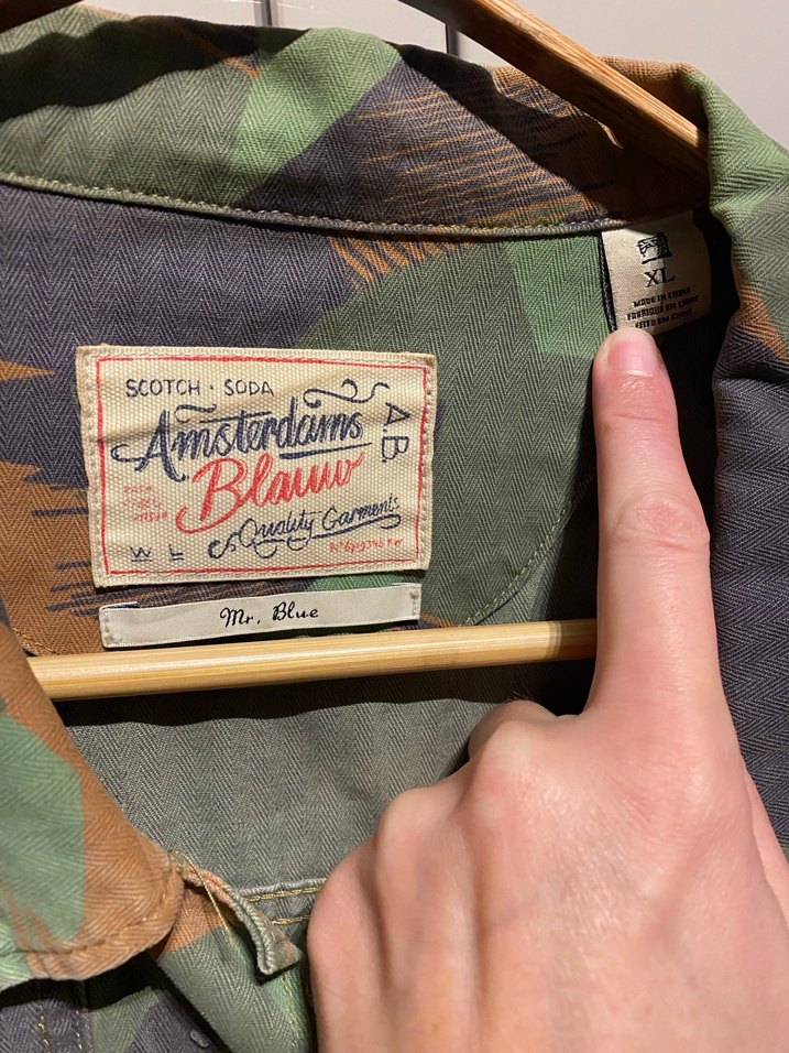 Erkek Kamuflaj Scotch&Soda Gömlek - Görsel 2