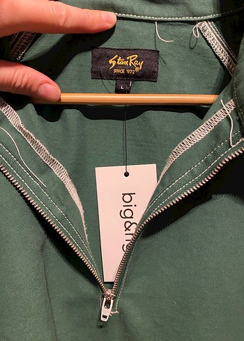 Yeşil Stan Ray Fermuarlı Erkek Sweatshirt - Görsel 2