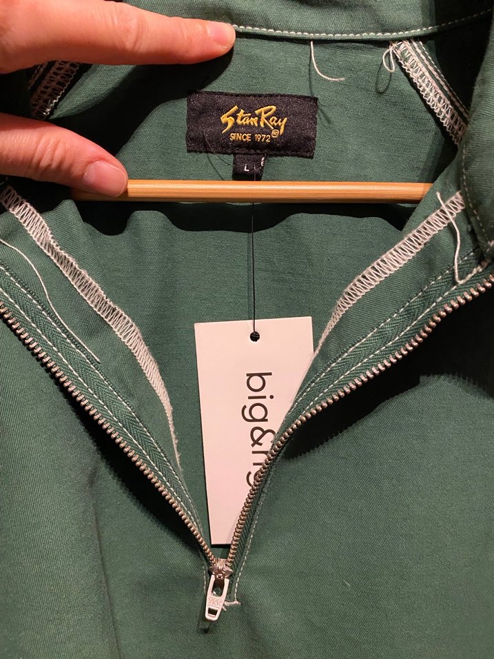 Yeşil Stan Ray Fermuarlı Erkek Sweatshirt - Görsel 2